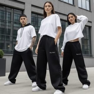 Sudadera Bota Recta Negra