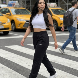 Sudadera Bota Recta Negra